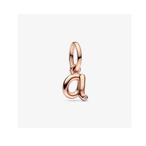 Pandora Letter A Script Alphabet Dangle Charm